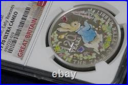 2022 Great Britain Tale of Peter Rabbit 120th PF 70 £2 Coin Silver Unidentified