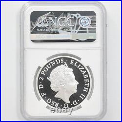 2022 Great Britain Tudor Beasts Lion Of England Silver Proof Coin NGC PF 70 UC