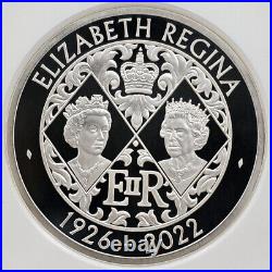 2022 Piefort Great Britain Queen II Memorial 5Pounds Silver Proof Coin NGC PF 69
