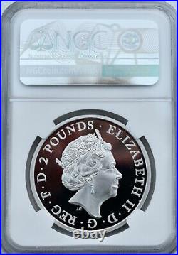 2022 Tudor Beast Silver Lion of England 1 oz £2 NGC PF69 Proof Great Britain