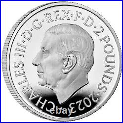 2023 £2 Great Britain BRITANNIA 1 Oz Silver Proof Coin