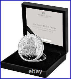 2023 £2 Great Britain Tudor Beasts BULL OF CLARENCE 1 Oz Silver Proof Coin