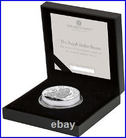 2023 £5 Great Britain Tudor Beasts BULL OF CLARENCE 2 Oz Silver Proof Coin