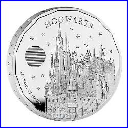 2023 Great Britain 1 Oz Silver Proof Hogwarts School Harry Potter 2 £ UK RM