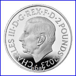 2023 Great Britain 1 Oz Silver Proof King Arthur Myths & Legends 2 £ UK RM