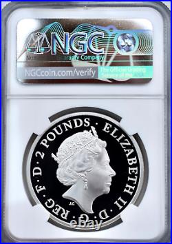 2023 Great Britain 1oz Silver Proof Ngc Pf70 Queen Tudor Beasts Yale Of Beaufort