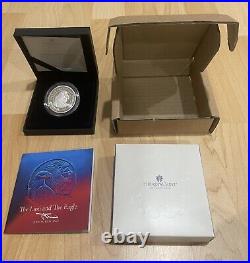 2023 Great Britain Lion and Eagle 2 oz Silver Proof Mercanti New Mintage 2000