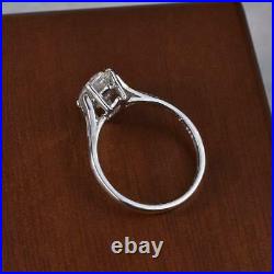 2.00 ct Marquise Diamond Engagement Ring Sterling Silver VVS1/D