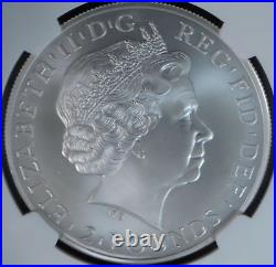 £2 Silver Britannia 2011 NGC MS 70 Matte Great Britain