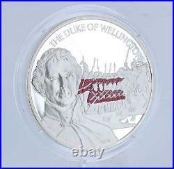 5oz Silver Proof 2002 The Duke of Wellington Medal Commemorative