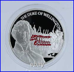 5oz Silver Proof 2002 The Duke of Wellington Medal Commemorative