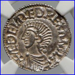 978AD ENGLAND Great Britain UK King AETHELRED II Silver Penny Coin NGC i90650