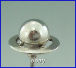 ANTIQUE SILVER PLANET HAT PIN Charles Horner Tom Lawson collection