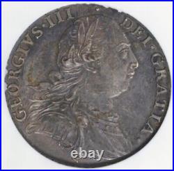 AU55 1787 Great Britain King George III Silver Shilling 1S Coin High Grade ANACS