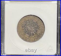 AU55 1787 Great Britain King George III Silver Shilling 1S Coin High Grade ANACS