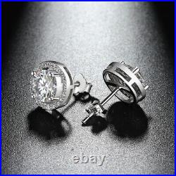 Alluring 1ct Diamond Earrings in White Gold Box & Papers Lab-Created