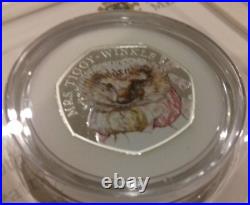 Beatrix Potter Mrs Tiggy-Winkle 2016 Silver Proof Coin