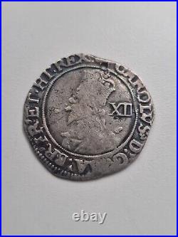 CHARLES 1 ONE SHILLING Hammered Silver Coin Great Britain