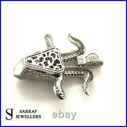 CZ GOAT HEAD 925 Sterling Silver ICE Men Icy Shine Shiny PENDANT Bling NEW