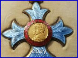 Commander Of The Order British Of The Empire, Cbe Silver & Enamel Medal, Cased