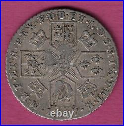 Countermarked Silver Shilling Great Britain 1787 George III TB Tobago VF+ Rare