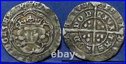 Edward IV Silver Groat, 1st Reign, Light Coinage 1464-70, S. 2000, Vf, See Photos
