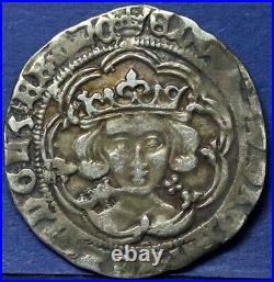 Edward IV Silver Groat, 1st Reign, Light Coinage 1464-70, S. 2000, Vf, See Photos