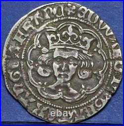Edward IV Silver Groat, Heraldic Cinquefoil, 2nd Reign, S2100, Vf, See Photos