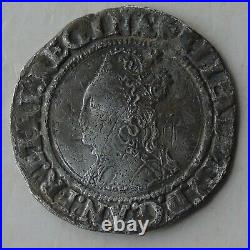 Elizabeth I 2nd Issue Groat Hammered Tudor, mm Cross Crosslet 2.04g S2556, bend