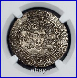 Extra Fine (1422-27) ENGLAND GREAT BRITAIN 4P CALAIS S-1836 HENRY VI NGC XF 45