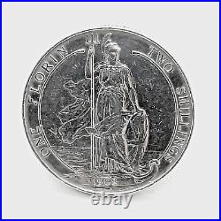 GREAT BRITAIN 1902 Silver Florin Edward VII Km 801 Uncirculated