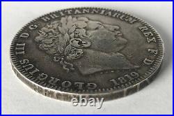 George III 1819 LIX Silver Crown Great Britain