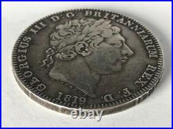 George III 1819 LIX Silver Crown Great Britain