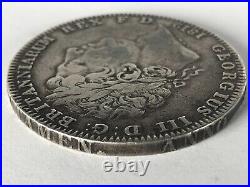 George III 1819 LIX Silver Crown Great Britain