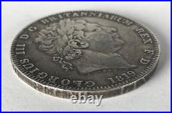 George III 1819 LIX Silver Crown Great Britain