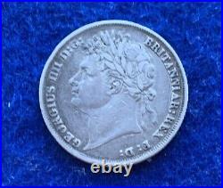George III Sterling Silver Half Crown 1819 Great Britain Uk
