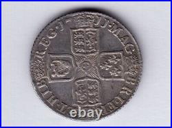 Great BritainKM-523, 1 Shilling, 1711 Silver Queen Anne EF