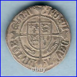 Great Britain. (1504-09) Henry VII Halfgroat. MM-Martlet. York Mint. Fine+