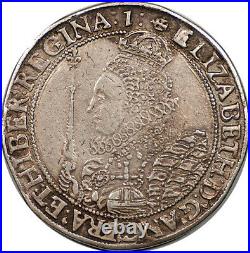 Great Britain 1601 Elizabeth I Silver Crown good EF