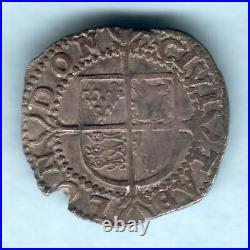 Great Britain. (1602) Elizabeth 1, Silver Halfgroat (2d). MM-2. AVF