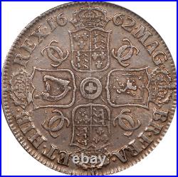 Great Britain 1662 Charles II Silver Crown PCGS XF45 Medal Alignment