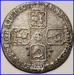 Great Britain 1758 George II Sixpence