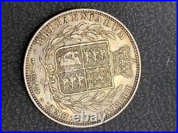 Great Britain 1850 silver Halfcrown Queen Victoria