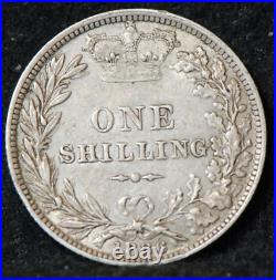Great Britain, 1886 Shilling, KM734.4, silver, Extremely Fine, 1-10-24