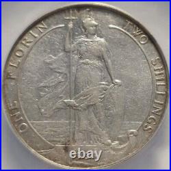 Great Britain 1904 Florin 2 Shilling XF40 Det Edward VII Silver Coin Key Date 3A