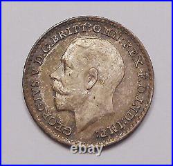 Great Britain 1917 SILVER Penny PL ONLY 1,820 pcs. RARE George V Key MAUNDY Coin