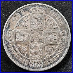 Great Britain 1 Florin 1880, Silver, Coin, Inv#E701