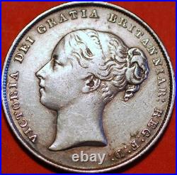 Great Britain 1 Shilling 1844 Victoria silver KM#734 R475