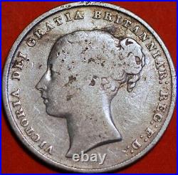 Great Britain 1 Shilling 1846 Victoria silver KM#734 R526