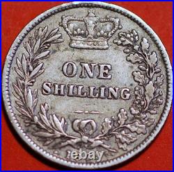 Great Britain 1 Shilling 1879 Victoria silver KM#734 R399